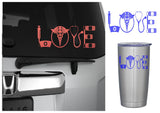 Nurse Love Decal