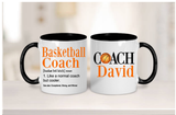 Basketball Coach Mug, Coach's Gift