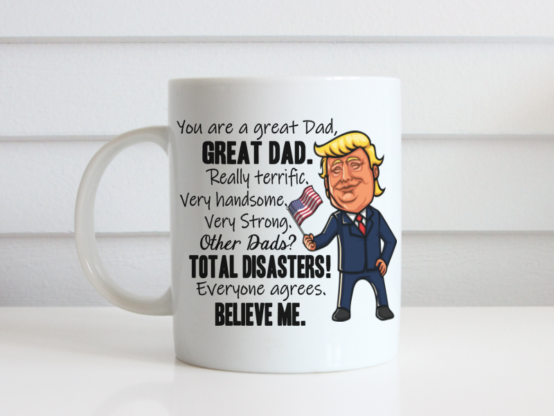 Funny Personalized Trump Mug President Trump Coffee Cup. Add Age of Person  for A Truly Personalized Funny Mug 