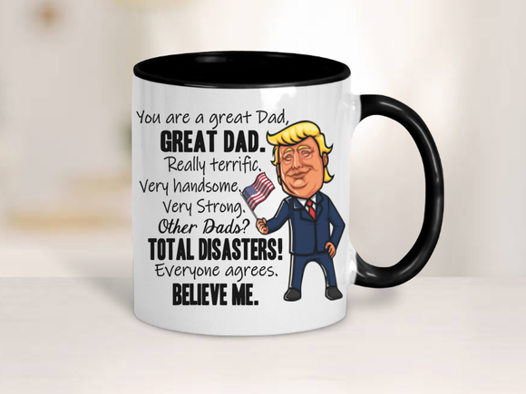 Funny Personalized Trump Mug President Trump Coffee Cup. Add Age of Person  for A Truly Personalized Funny Mug 